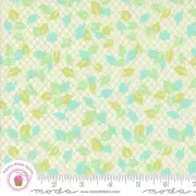 Moda JELLY & JAM 20493 22 Aqua Green Leaves FIG TREE Quilt Fabric
