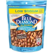 New Blue Diamond Lightly Salted Roasted Sweet Crunchy Snack Almonds 12oz
