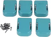 Respicefinem 5Pcs ABS Battery Holder 2 in 1 Universal for Bosch 144V 18V Lithium Batteries Mount Fixed Bracket Made of ABS Plastic Strong and Durable Light and