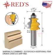 REDS Y80799-8 - 1" Decorative Molding Router Bit 1/2" Shank