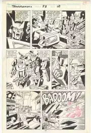 Transformers #58 Pg 14 Jose Delbo Autobots Decepticons