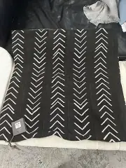 Restoration Hardware African Mud Cloth Pillow Case 26x26