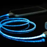1M POPULAR FLOWING LIGHT LED ANDROID CABLE CHARGING MICRO US
