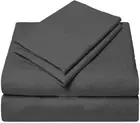 800TC Egyptian Cotton Grey Solid AU Bed Sheet Set King/Single/3-Quarter/Queen