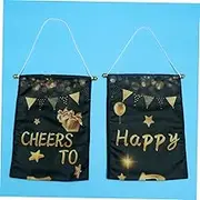 Beautiful Birthday Door Curtain Banner Years Old Entrance Door Decoration for Celebrations Creative Photo Booth Background Easy to Up
