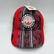 Billabong GIRLS Shenanigans Rebel Pink Floral Foam Trucker Hat Mesh Snapback Cap