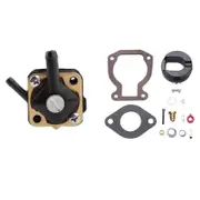 1PC Fuel Pump & Carb Repair Kit with Float for Johnson Evinrude 4-15HP/PS Motor