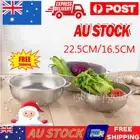 Stainless Steel Fine Mesh Strainer Colander Food Rice Vegetable Fruits Sieve SW