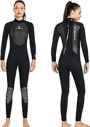 m Women prene Wetsuit Full Body Diving Suit for Snorkeling Scuba Surfing