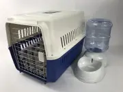 YES4PETS XL Dog Puppy Cat Crate Pet Carrier Cage W Mat & Water Dispenser