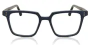 Square Full Rim Wood Men's Glasses Online Blue Size 48 - Lenses Included - Private Health Rebate - Blue Light Block - Oh My Woodness!