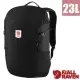 【Fjallraven 小狐狸】多功能運動休閒後背包 Ulvö 23L 雙肩電腦書包/可收納15吋筆電_黑_23301