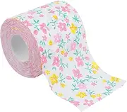HAWILLOSCH 1 Roll Colorful Printed Roll Paper Floral Toilet Paper Handkerchief Safe Pulp for Home Decor Dining Table