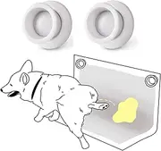 MYMOON HOME PEE PAD HOLDER (Pack of 2) – Works with any type of Wee Wee Pads for easy cleanup of marking and leg lifting dogs. (White)