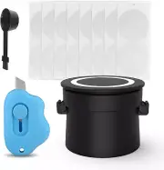 Reusable Vertuo Pods Refill Kit,Black Vertuo Nespresso Dods with Upgraded