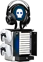 Numskull Official PS5 Inspired Gaming Locker, Controller Holder, Headset Stand for PS5, Xbox Series X S, Nintendo Switch - Official Numskull Product