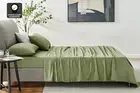 Ovela 1200TC Cotton Bed Sheet Set (Oiled Green), Bed Sheets, Bed & Bath