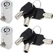 VGOL 2PCS T-Lock Vending Machine Vending Machine Lock Vending Machine Soda Machine Lock with Tubular Keyway Snack Machine Lock Candy Machine Lock
