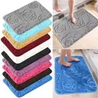Quick Dry Rose Floor Mat Water Absorption Floor Mat New Bath Floor Mat Bedroom