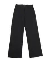 Balmain Kids Logo Patch Straight-Leg Pants 14Y,12Y black