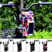 Bike Basket 25*16.5cm Canvas Collapsible Front Basket Holder Waterproof