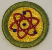 Boy Scout Atomic Energy Type I Merit Badge 38mm