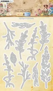 Studio Light Jenine's Mindful Art Wild & Free Cutting Die-Nr. 826,Sprigs & Sprou