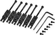 6Pcs Metal Guitar Locked String Saddles for Floyd-Rose Tremolo Bridge Parts