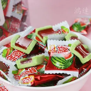 台灣優選 小光頭果凍西瓜果味泡泡糖軟糖口香糖兒童小吃禮物77零食