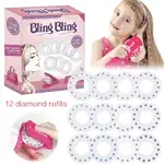 BLINGER HAIR STICKER SET BLINGBLING FASHION GIRL MAKE UP ACC