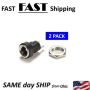 5.5x2.1mm DC Power Supply Charger Jack Socket Female Panel Mount Connector