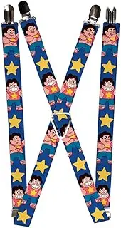 [Buckle-Down] Unisex-Adult's Suspender-Steven Universe, Multicolor, One Size