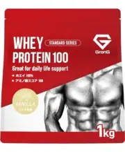 GronG Whey Protein Powder 1kg Standard Made in Japan Vanilla Flavor