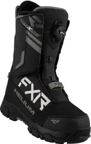 FXR Helium BOA Snowmobile Boots, black-white, Size 38 for Men Black White
