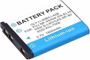 HOMERW 1800mAh Li-40B Li-42B EN-EL10 Battery LCD Charger Compatible with Olympus and Nikon Cameras(1 Pc Battery)