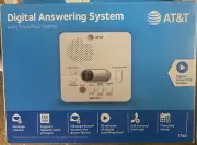 AT&T 1740 Digital Answering System With Time and Day Stamp White NEW!!