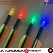 6x Archquick Lighted Arrow Nocks ID 6.2mm Bowstring Activated LED Glow Nock