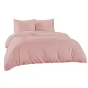 Blush Cotton Quilt Duvet Cover Set 6 Size