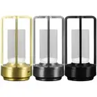 Cordless Table Lamp LED Reading Lamp Dimmable Modern Bedside Lamp for Bar Cafe