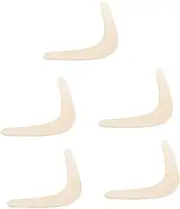 BESPORTBLE 5pcs Sports Toy for Kids Outdoor Wood Flying Toy Equipment Perfect for Camping Games Spring Programs