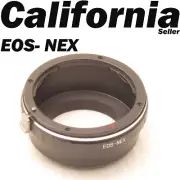 Canon EOS EF lens to Sony NEX-3 NEX-5 NEX-7 NEX-5N NEX-C3 E Mount Adapter 5c3 VG