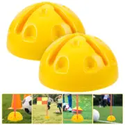 2 Pcs Flag Base Versatile Training Equipment Weighted Pole