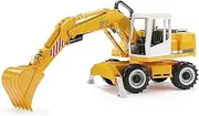 Bruder 39cm Liebherr Wheeled Excavator 1:16 Digger Kids Vehicle Toy 3y+ Yellow