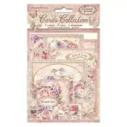 Stamperia Romance Forever Cards & Tags Collection Card Making Set Wedding Floral