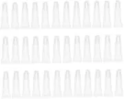 Gogogmee 60pcs Refillable Empty Makeup Containers Transparent Tubes for Lip Pomade Lip Balm and Cosmetic Storage Leak and Lightweight Design for Easy Carrying