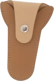 NOLITOY Leather Nail Scissor Protective Cover Cuticle Trimmer Holder for Nail Art Tools