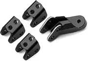 Daiilg 4Piece Axle Mount Set Suspension Links Stand for 1/10 RC Crawler Car Redcat Gen8 Replacement Upgrade Parts,Black