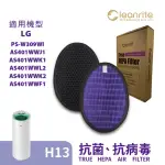 【CLEANRITE淨芯】淨芯CLEANRITE適用LG 樂金 大白 HEPA H13 蜂巢式 活性碳 空氣清淨機 濾網(濾心)