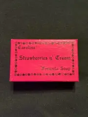Vintage 1969 Jack and Jane Hicks Carolina Strawberries 'n Cream Soap