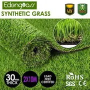 Edengrass 2Mx10M 32mm Artificial Grass Synthetic Turf Fake Lawn
